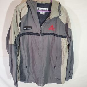 Vintage Columbia Bass Ale Jacket Size Large Gray